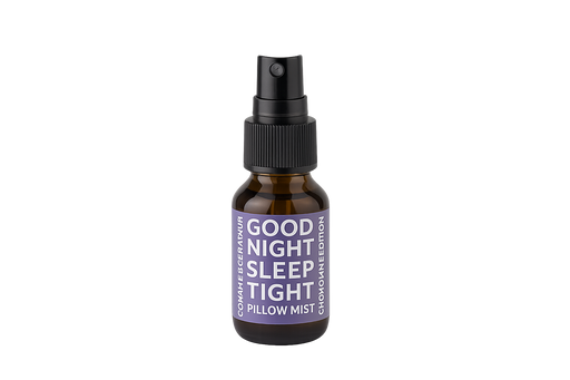 Good Night Sleep Tight Pillow Mist with transparent background