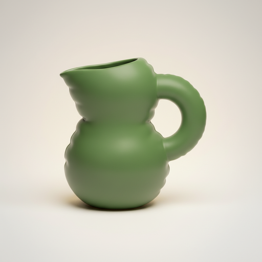 Groene kan studio packshot