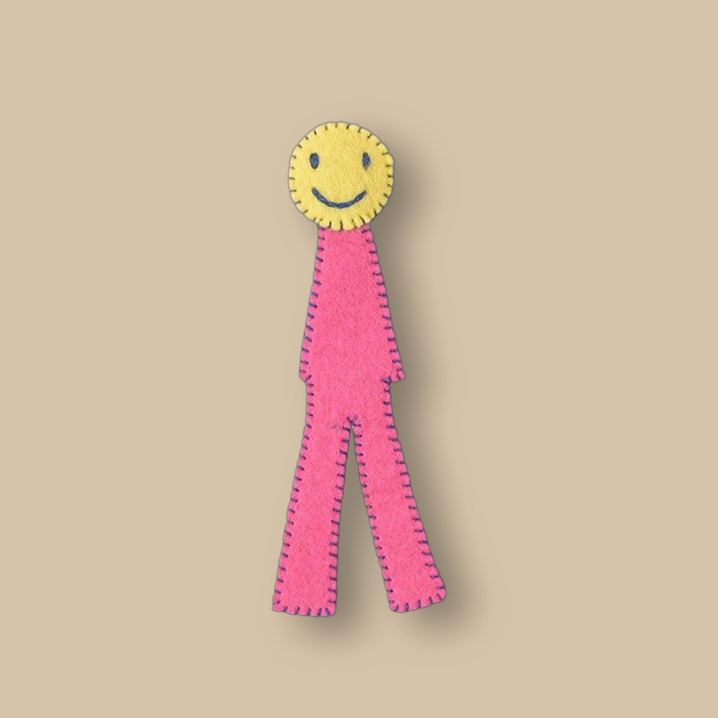 Wollen boekenlegger The Happy | catalogusfoto