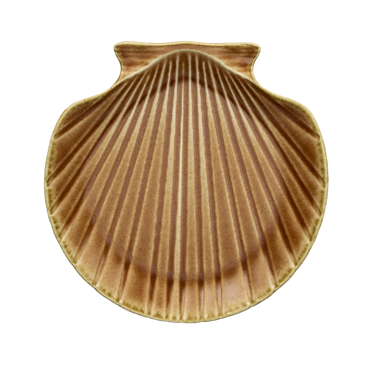 Stenen schelpschaaltje oranje 20 cm – Madam Stoltz