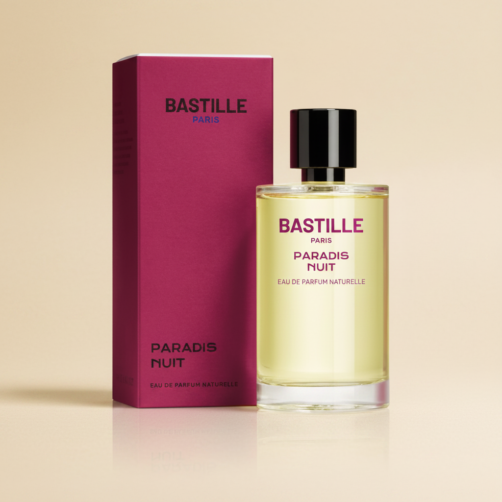 PARADIS NUIT Eau de Parfum – beige studio packshot