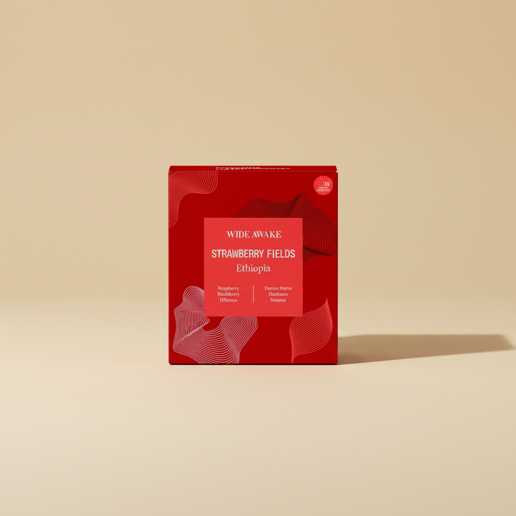 Strawberry Fields Brew Bags packshot beige studio