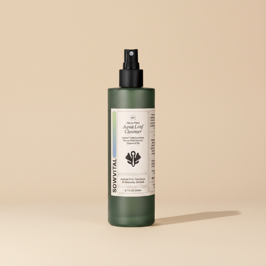House Plant Aqua Leaf Cleanser 200ml – beige packshot