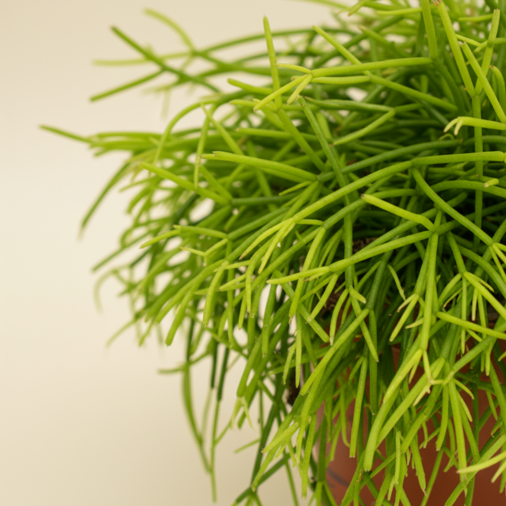 Rhipsalis baccifera Oasis - Detail groene ranken