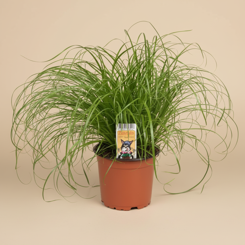 Cyperus Alternifolius Zumula – beige studioachtergrond