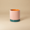 Jeroom oranje/roze/petrol 18 cm | catalogusfoto