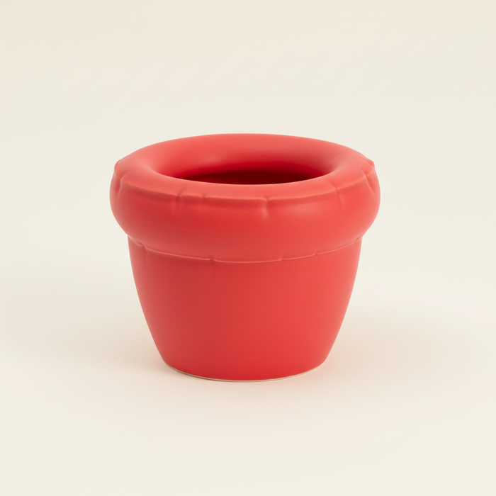 Koraal plantenpot studio packshot