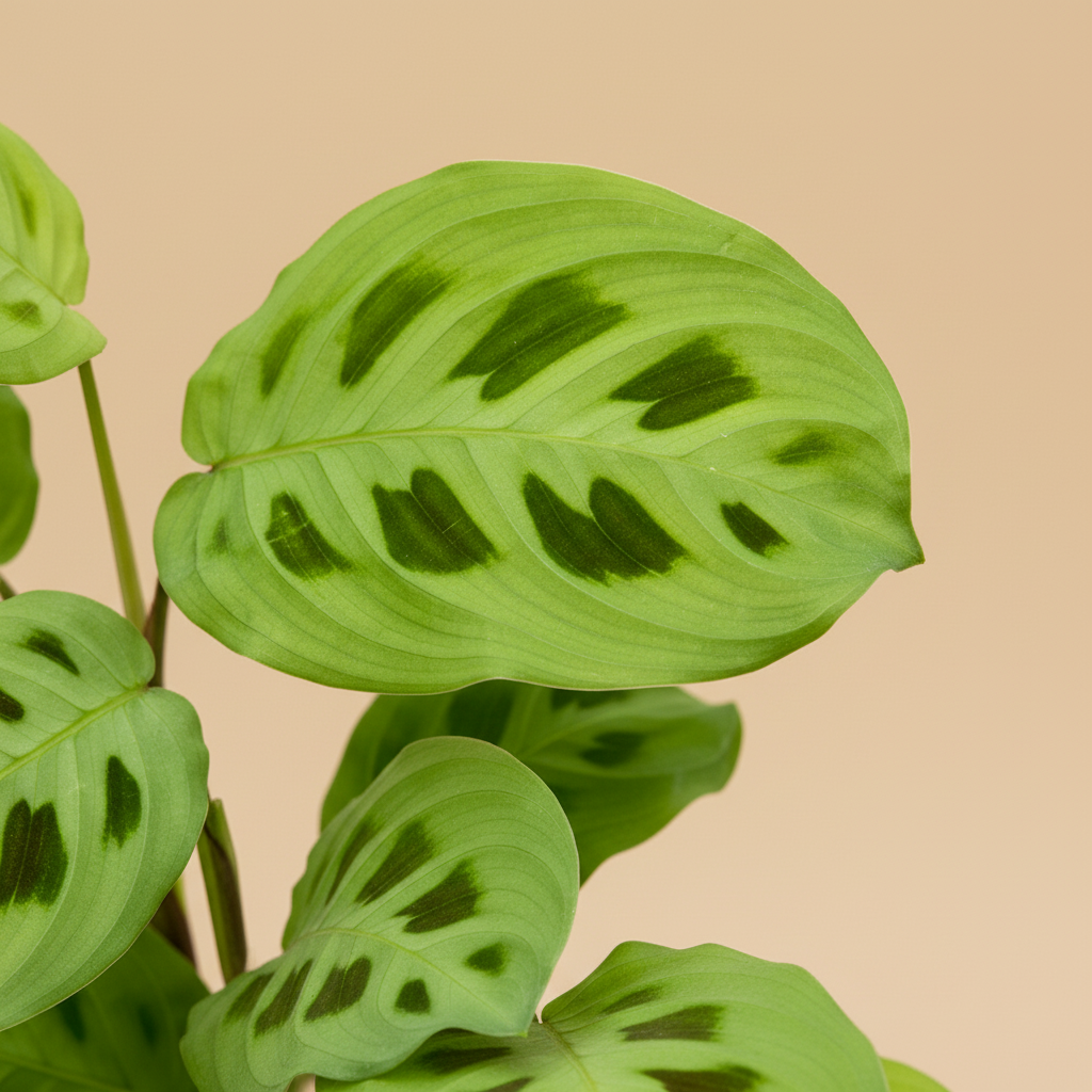 Maranta leuconeura – close-up bladpatroon