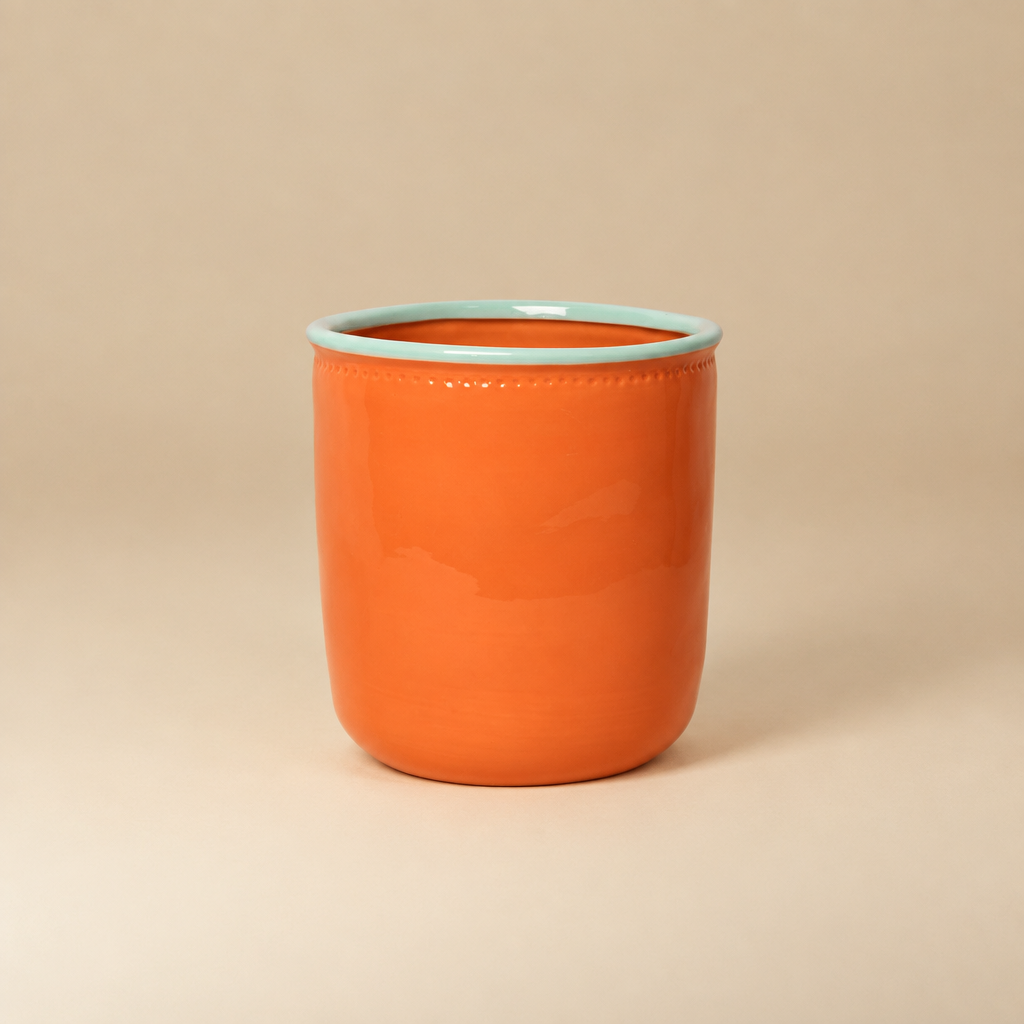 Marie'tje oranje/mint 18 cm