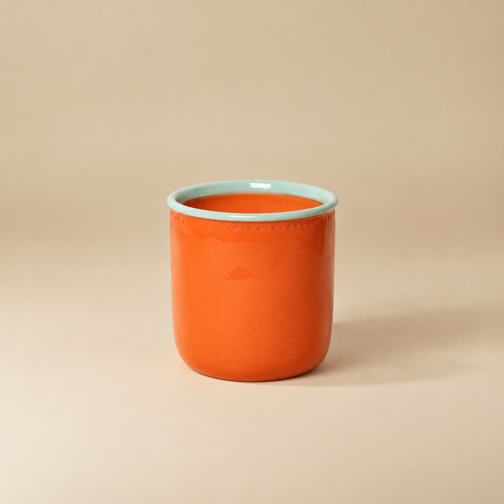Marie'tje oranje/mint 14 cm | catalogusfoto