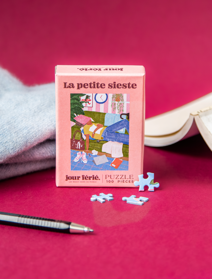 La petite sieste - Mini puzzle 100 pièces