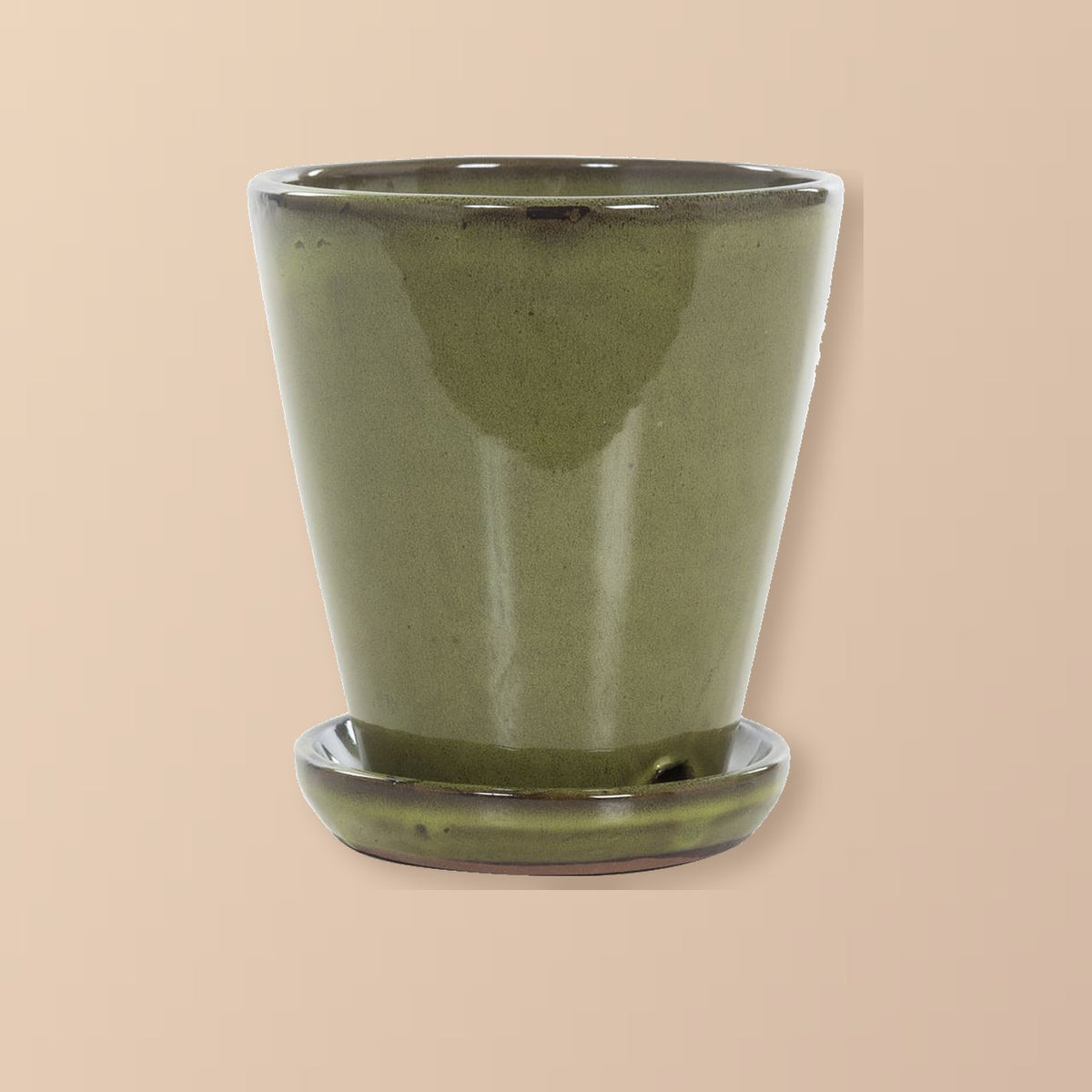 Keramische pot jade black Ø16 × 17 cm