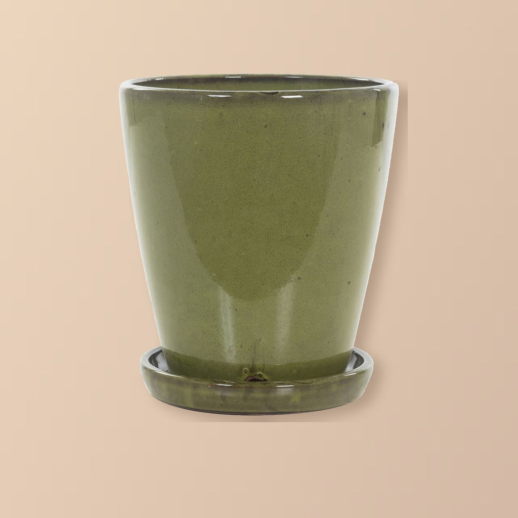 Keramische pot jade black Ø30 × 33 cm