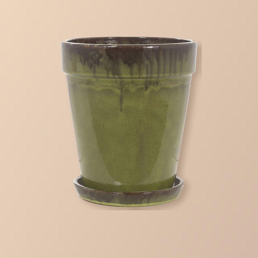 Keramische pot jade black Ø38 × 44 cm