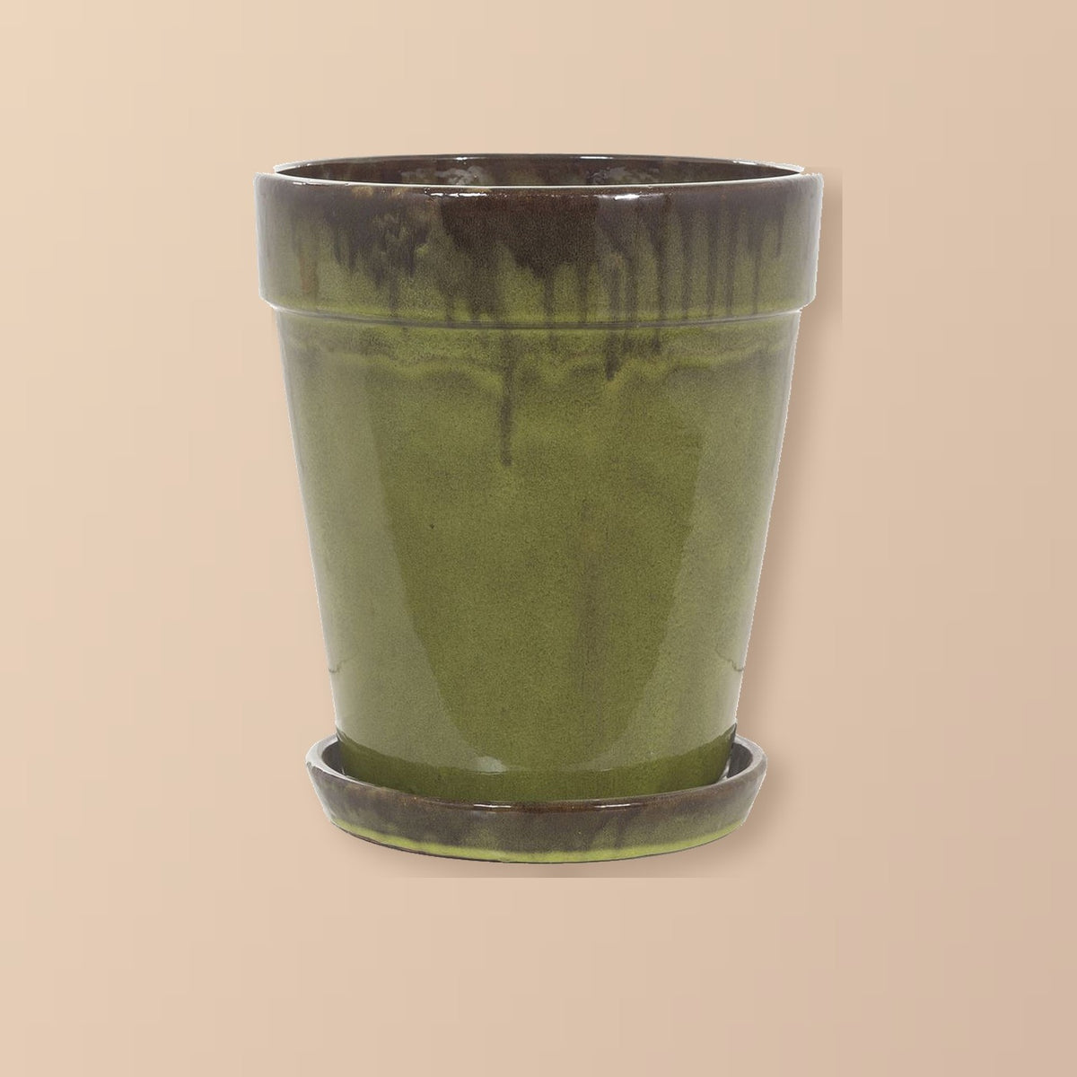 Keramische pot jade black Ø38 × 44 cm