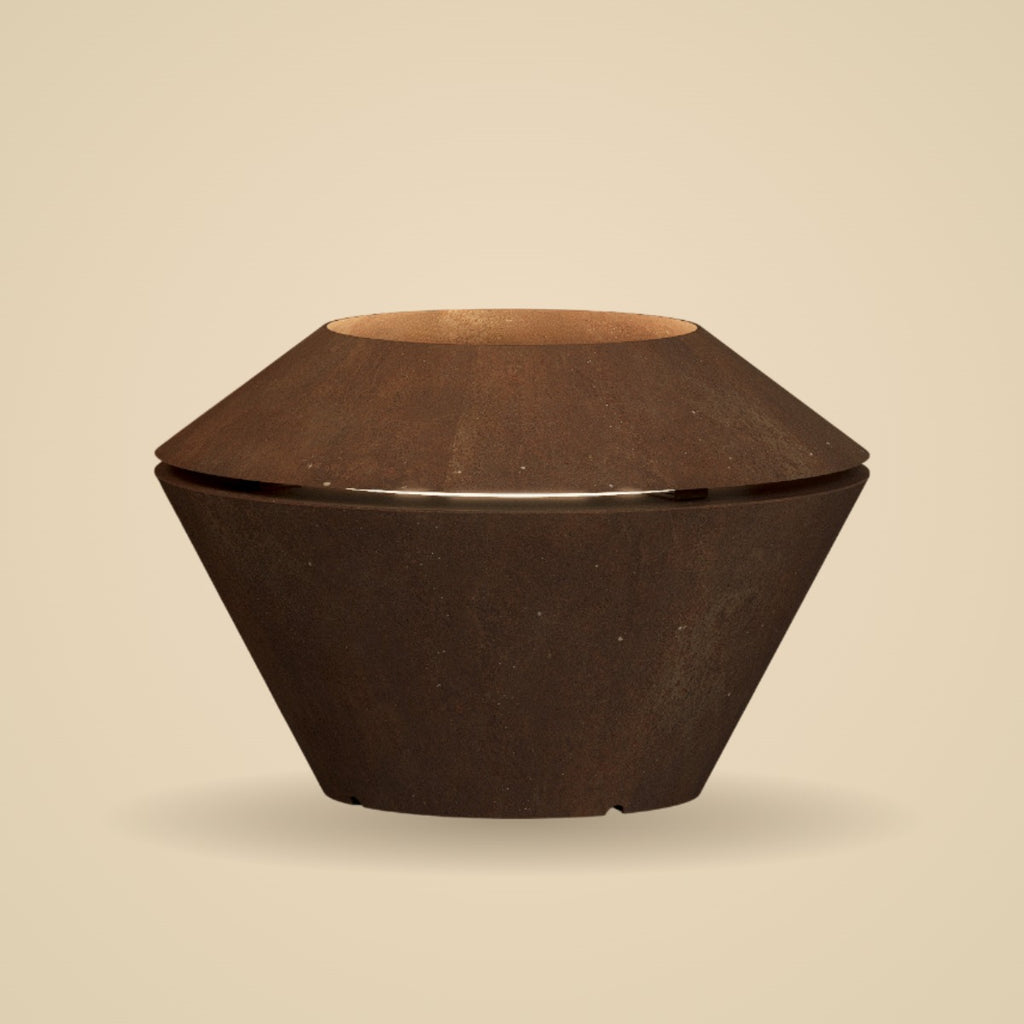 Mazu Oyster plantenbak studio – Cortenstaal