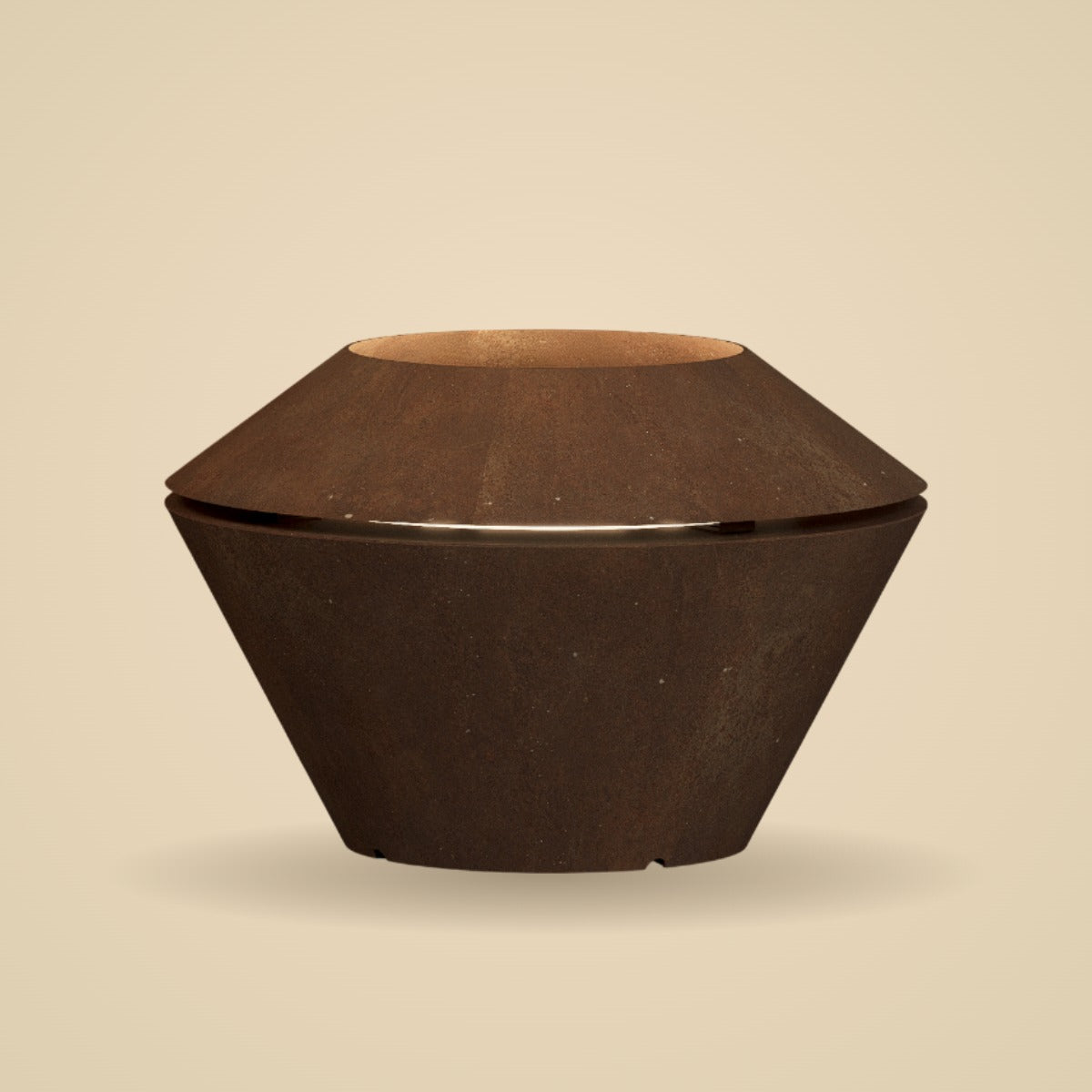 Mazu Oyster plantenbak studio – Cortenstaal