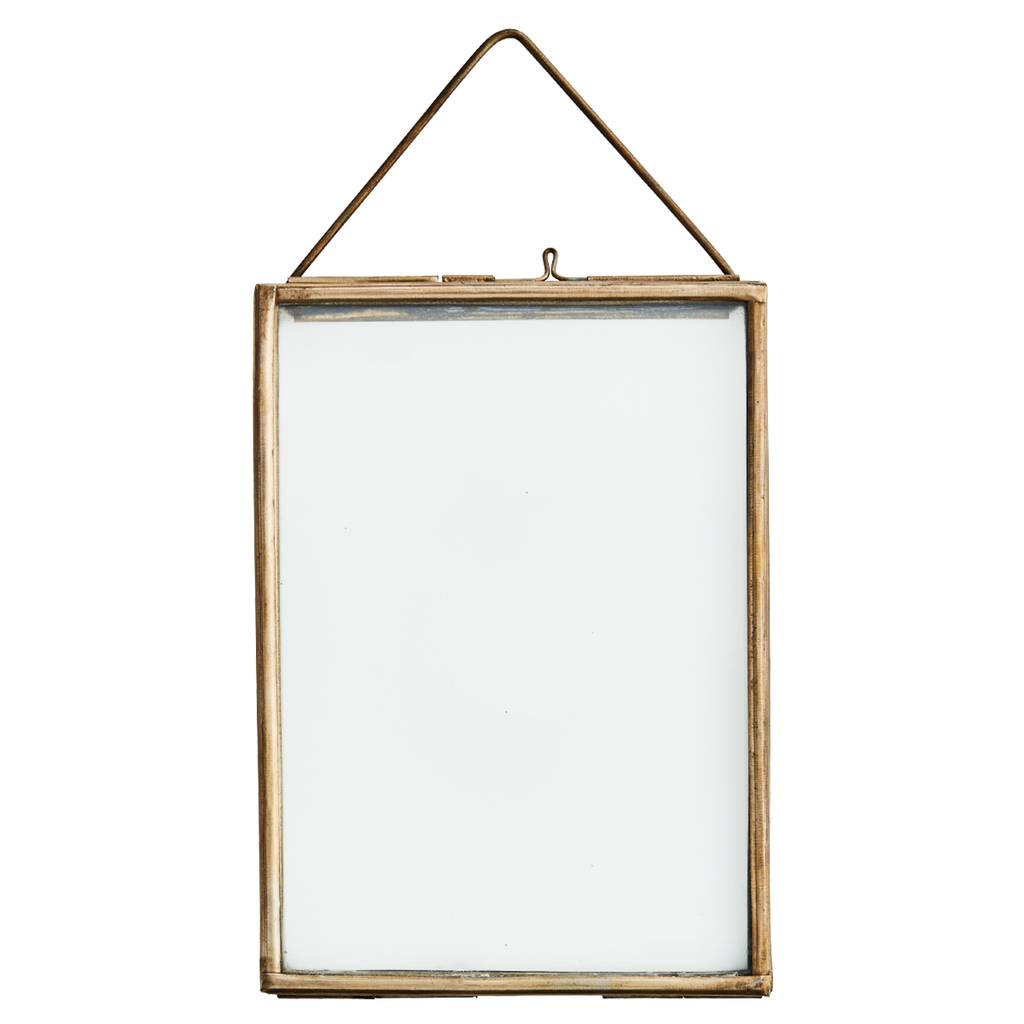Hangende fotolijst verouderd messing 13x18 – Madam Stoltz