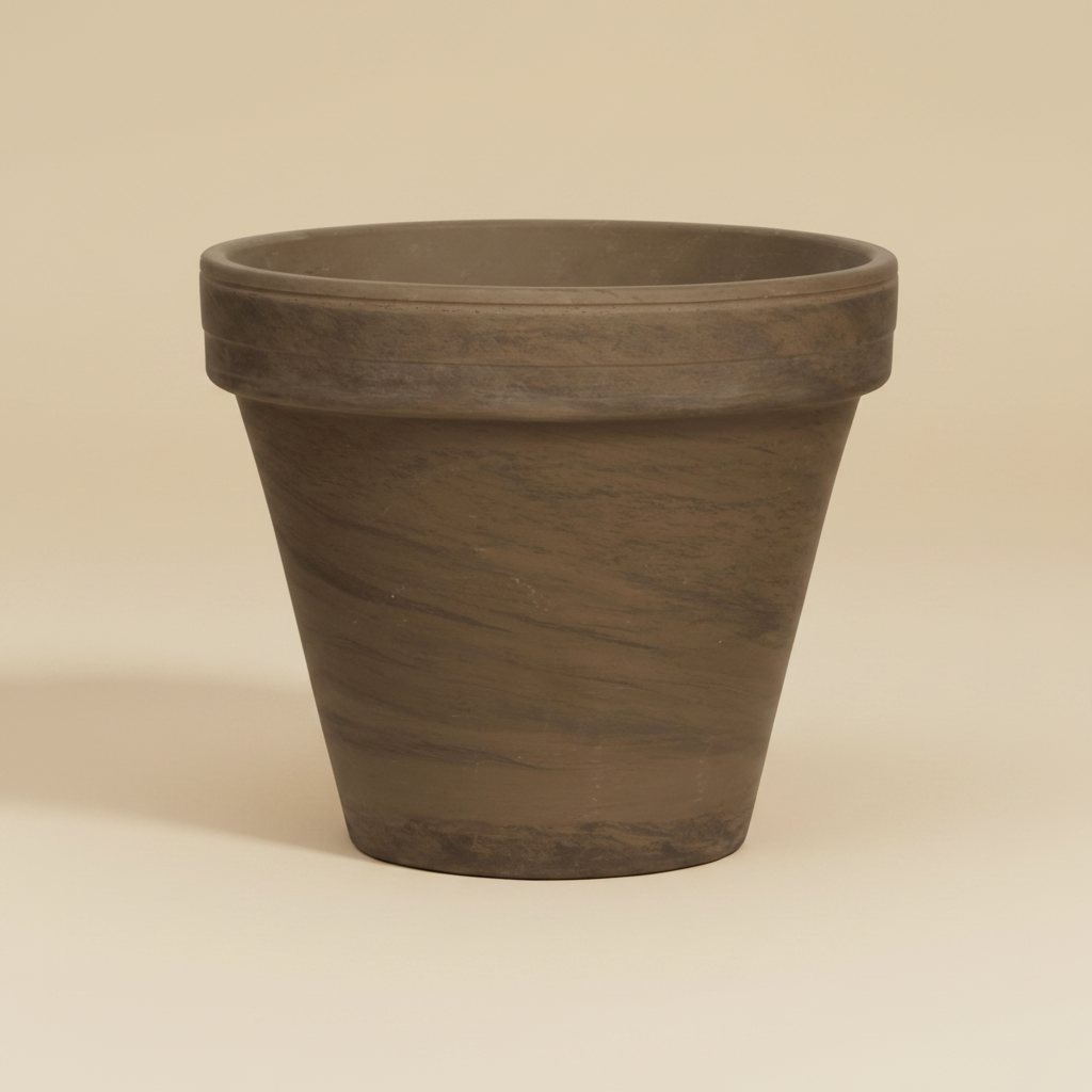 Pot Basalt Blt D24X21H – Beige Studio