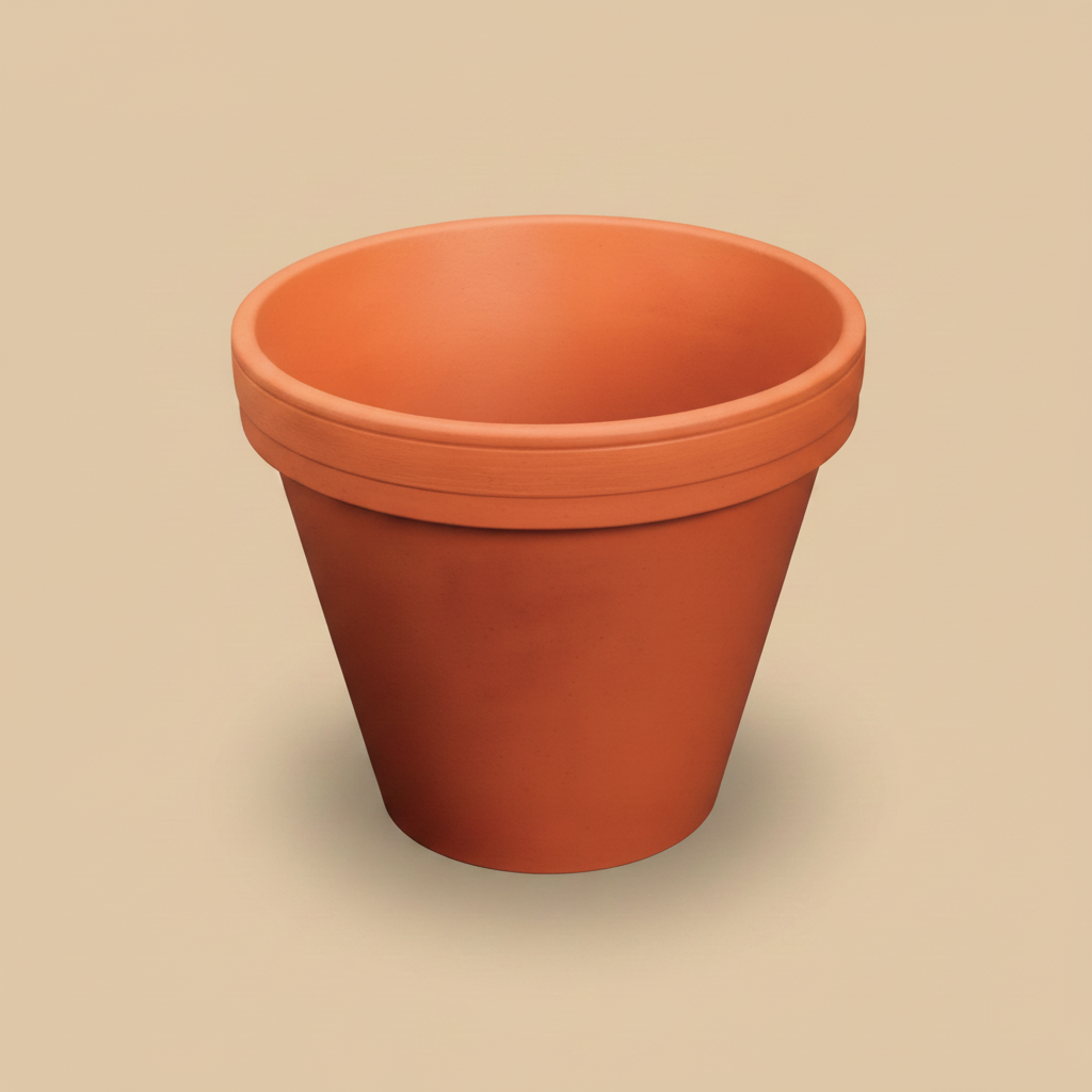 Pot Terracotta D31X25H – Beige Studio
