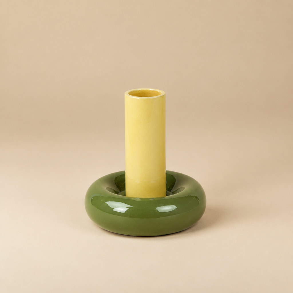 Kandelaar Donut M - Kamille | catalogusfoto