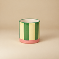 Sara groen/roze strepen 10 cm | catalogusfoto