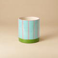 Sara roze/mint/groen lijnen 10 cm | catalogusfoto