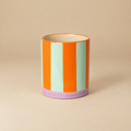 Sara mint/oranje/paars swirl 10 cm | catalogusfoto