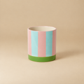 Sara roze/mint/groen strepen 10 cm | catalogusfoto
