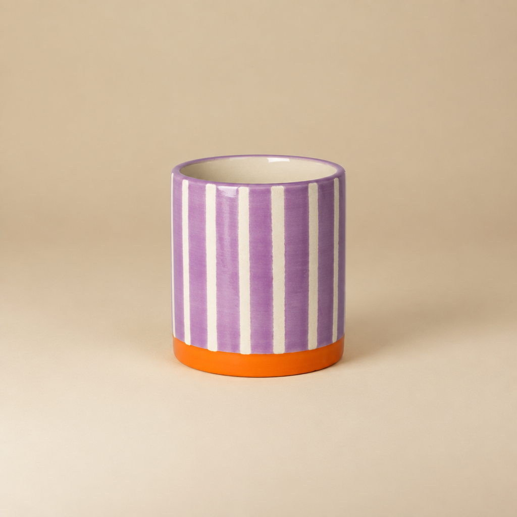 Sara paars/wit/oranje 10 cm | catalogusfoto