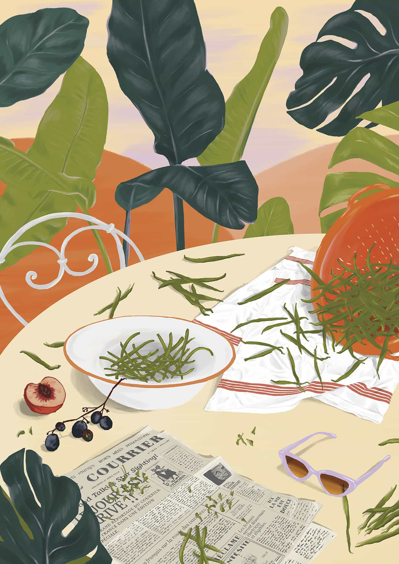 Les haricots verts - Puzzle 1000 pièces