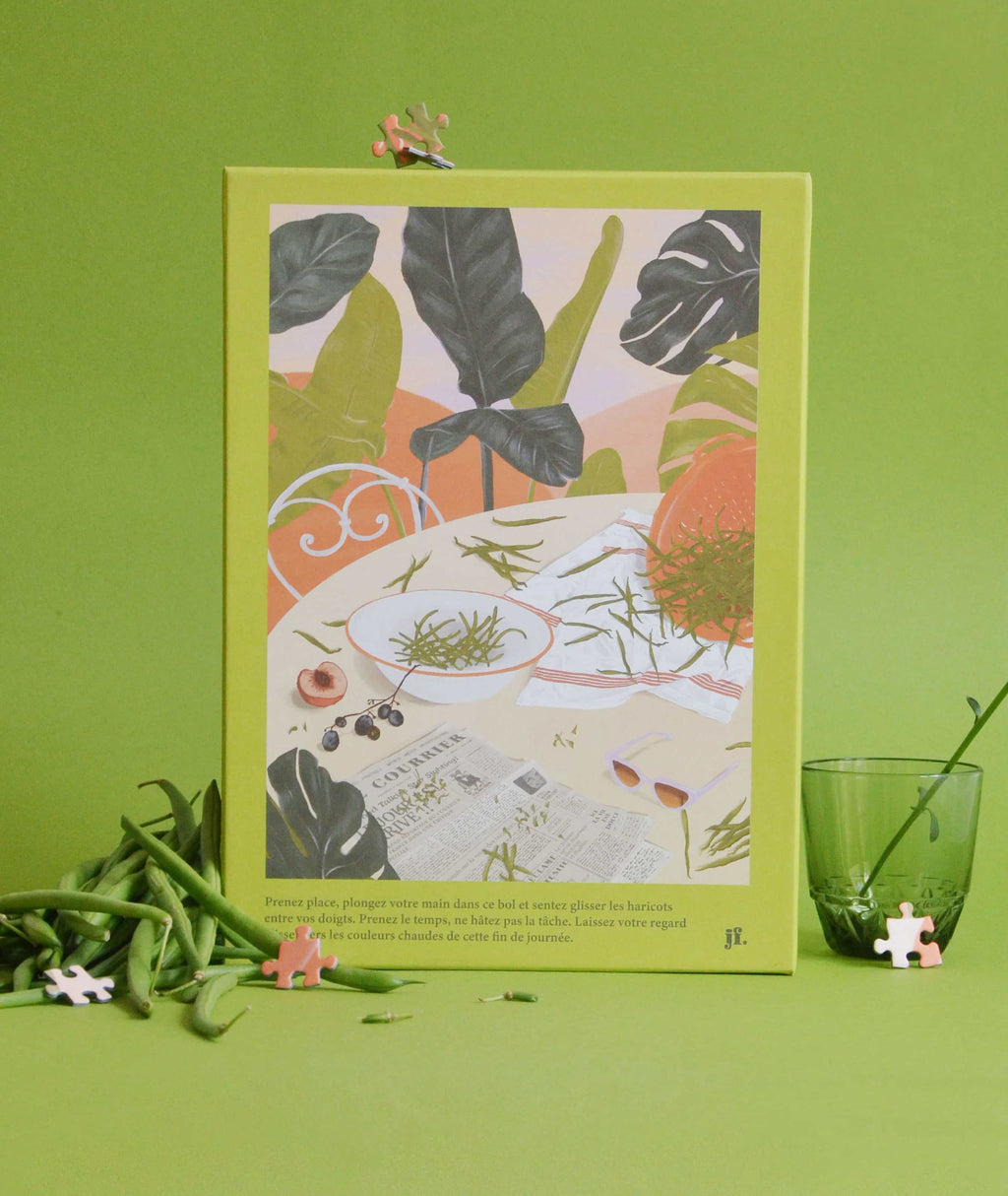 Les haricots verts - Puzzle 1000 pièces