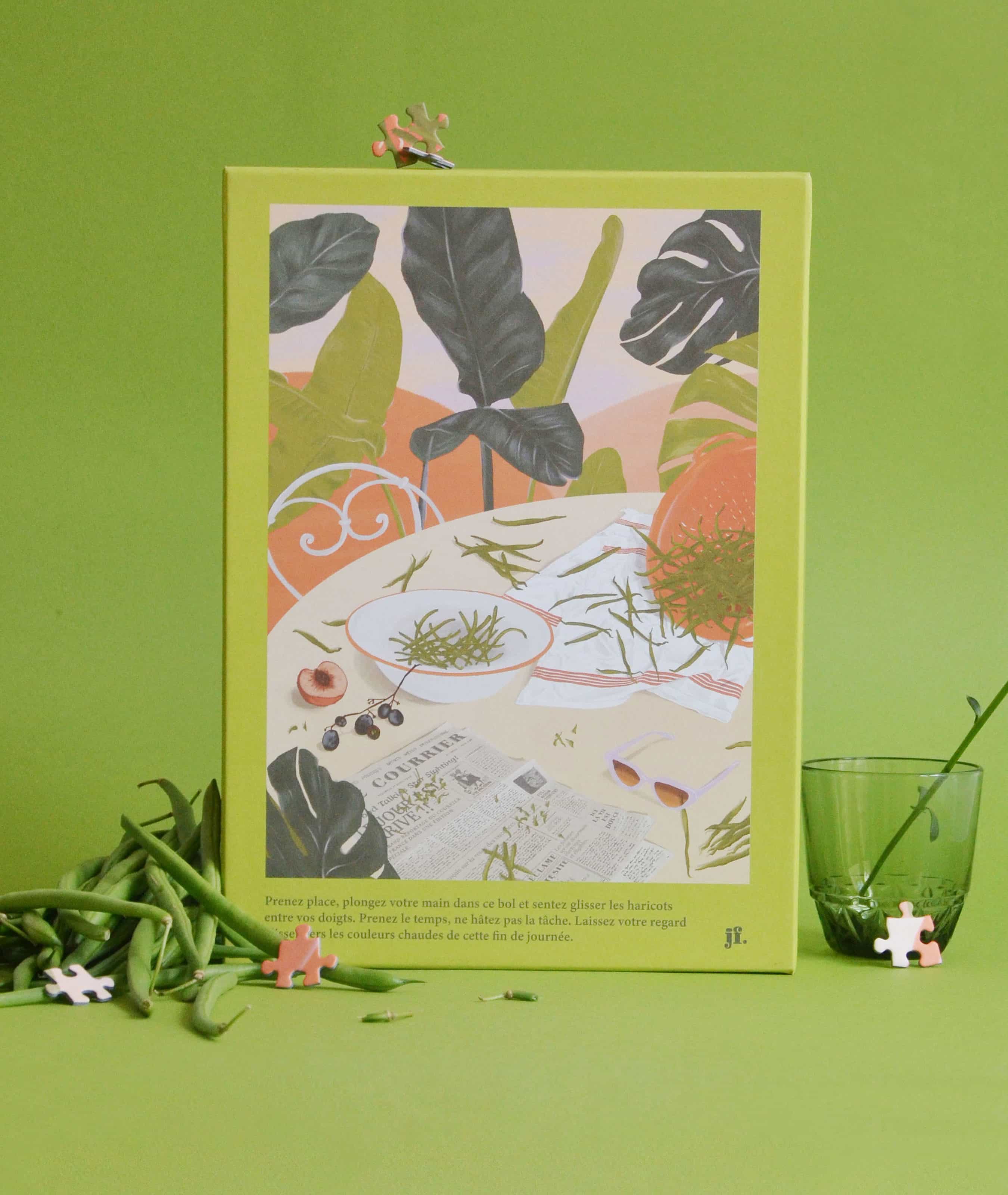 Les haricots verts - Puzzle 1000 pièces