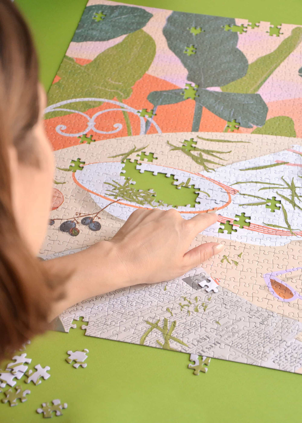 Les haricots verts - Puzzle 1000 pièces