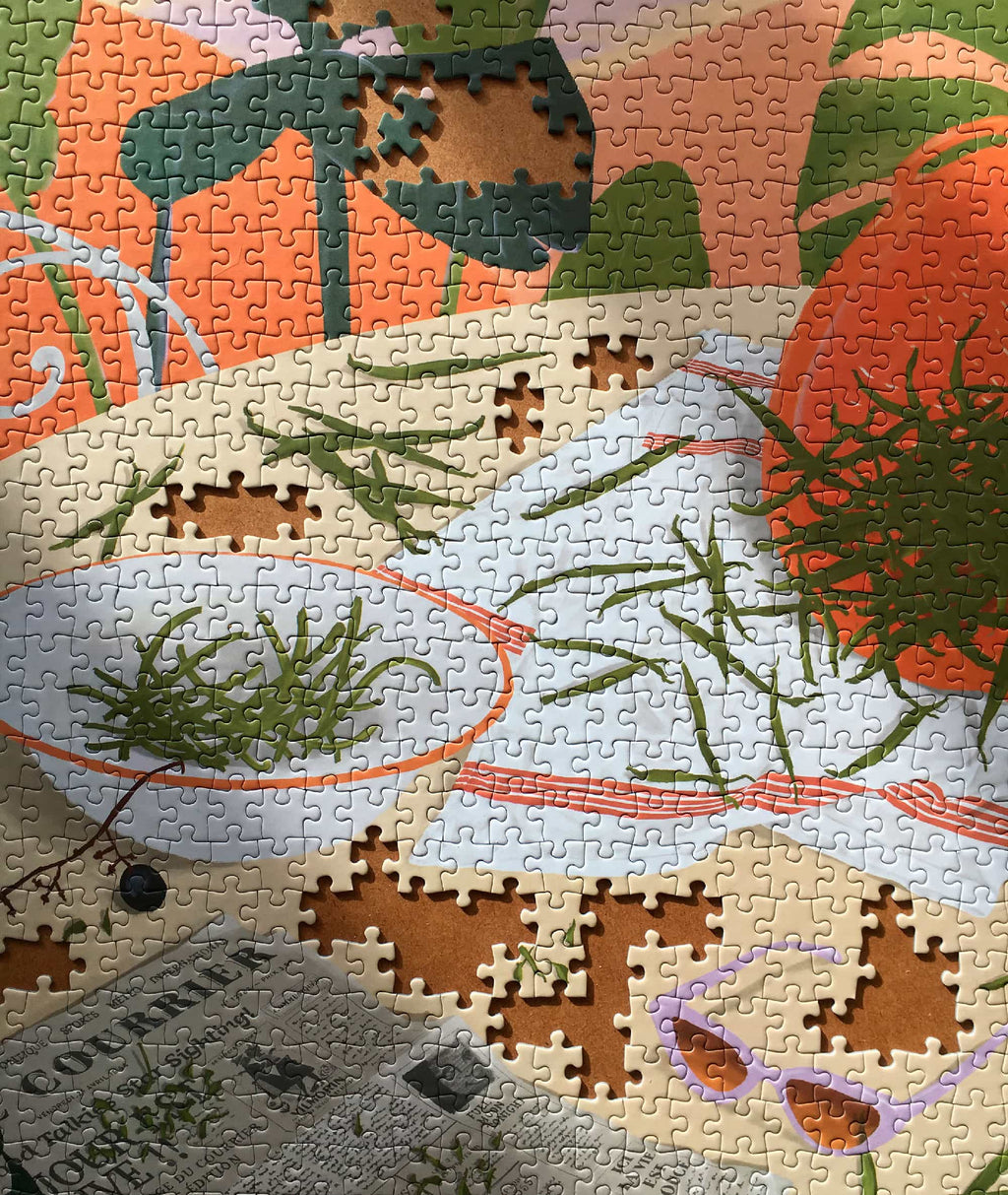 Les haricots verts - Puzzle 1000 pièces