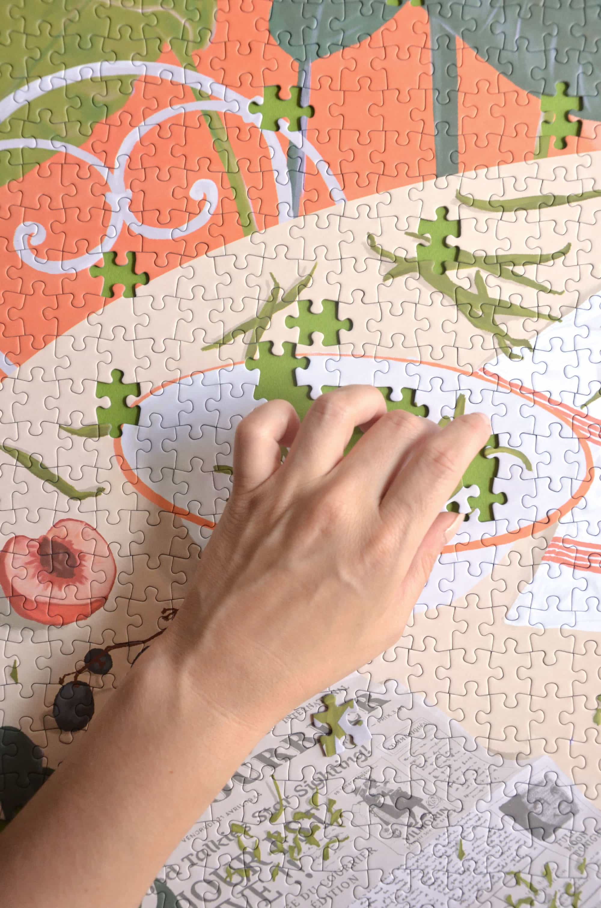 Les haricots verts - Puzzle 1000 pièces