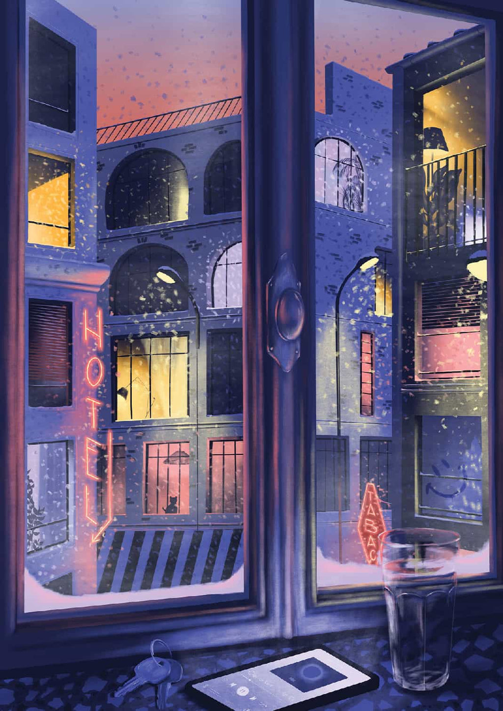 La neige qui tombe - Puzzle 1000 pièces