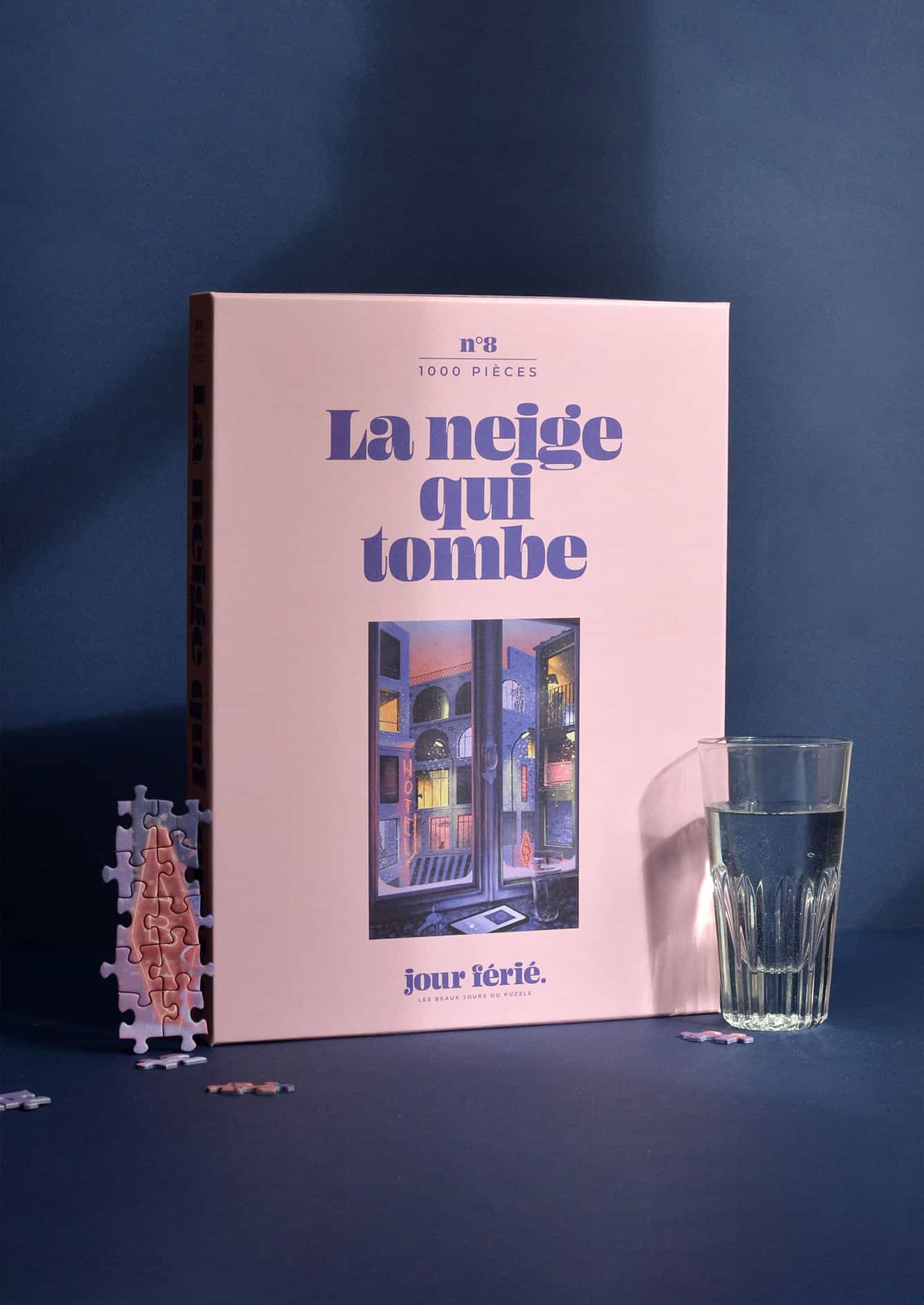 La neige qui tombe - Puzzle 1000 pièces