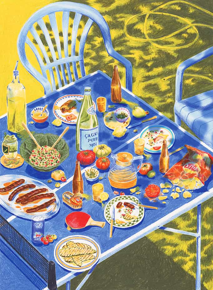 Manger dehors - Puzzle 1000 pièces