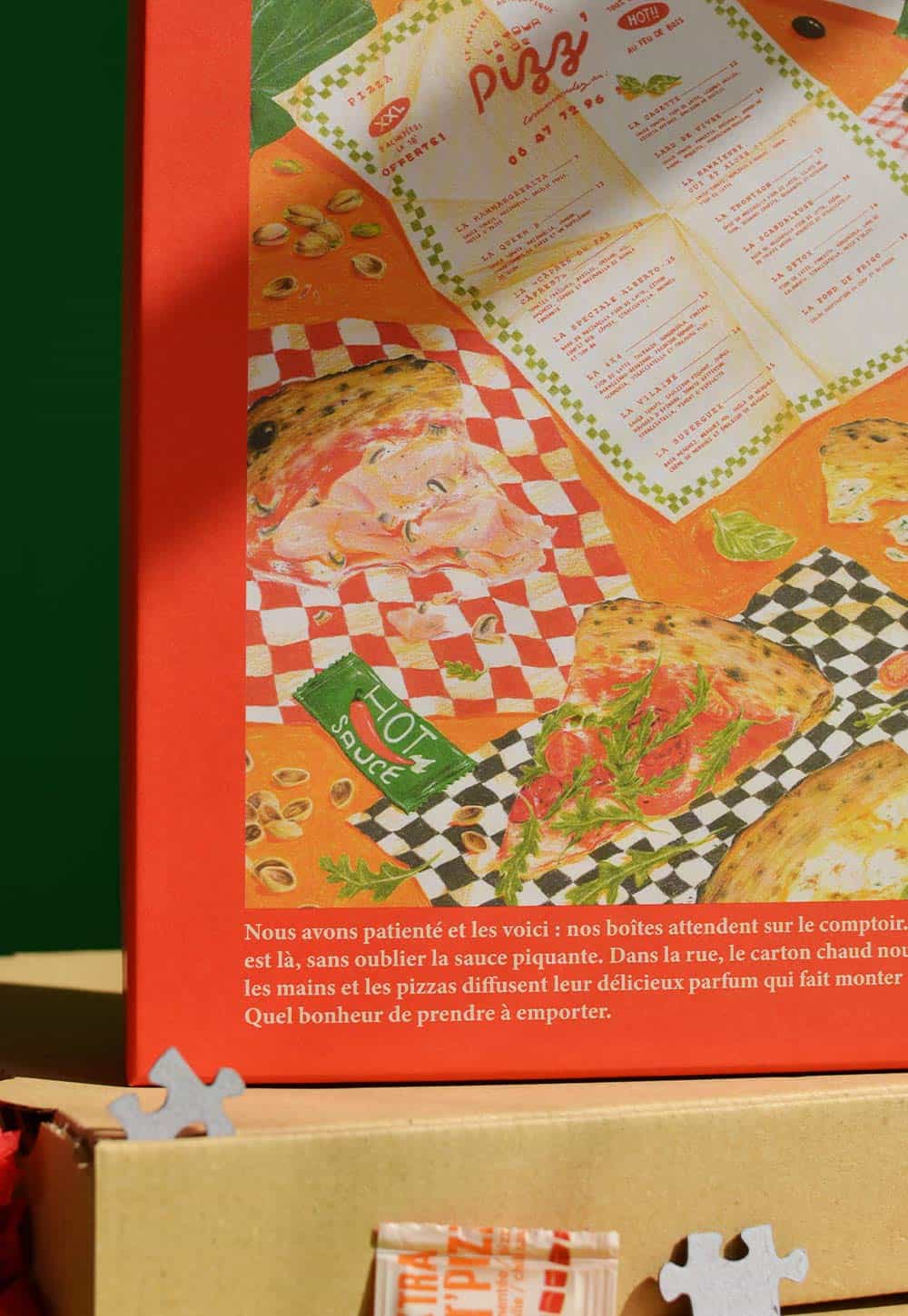 La pizza à emporter - Puzzle 1000 pièces