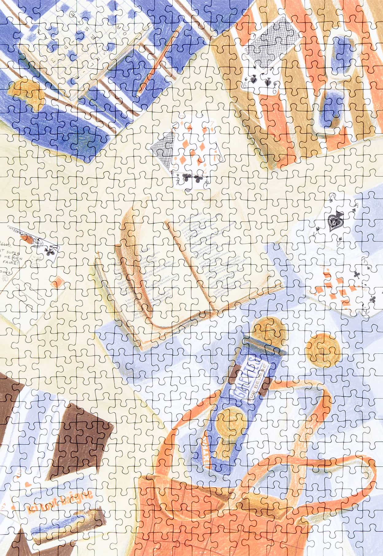 Du sable entre les pages - Puzzle 500 pièces