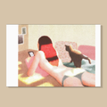 Saho Wajimaya – 'Net uit bad' (A3 poster) | catalogusfoto
