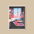 Beya Panicha – 'Cloudy Room Night' (A3 poster) | catalogusfoto