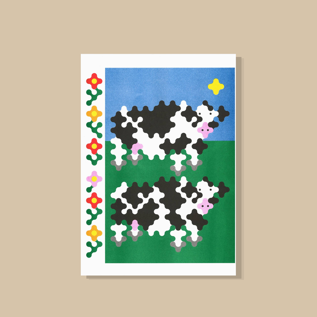 Joe O'Donnell – 'Twee koeien' (A3 poster) | catalogusfoto