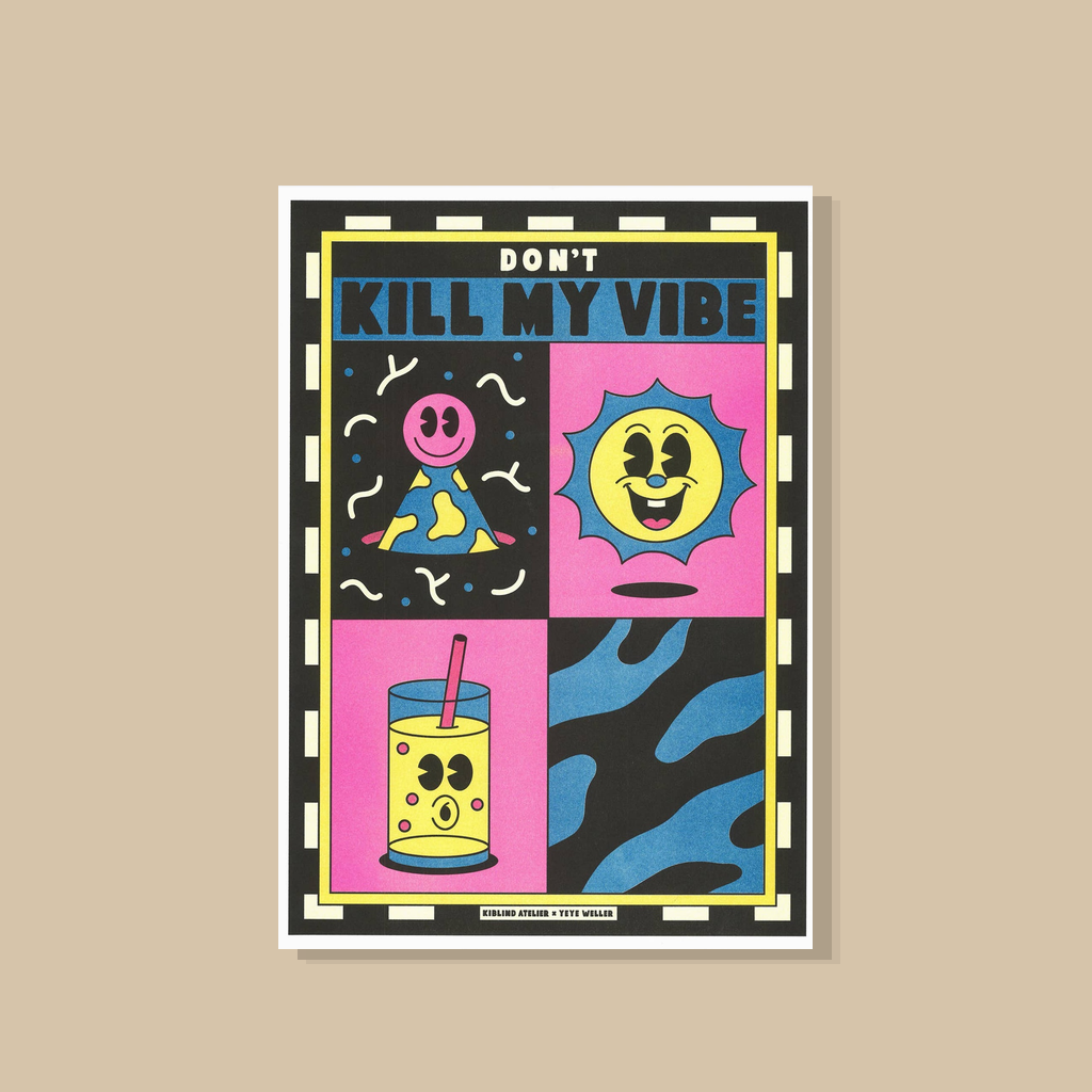 Yeye Weller – 'Kendrick Lamar: Don't Kill My Vibe' (A3 poster) | catalogusfoto