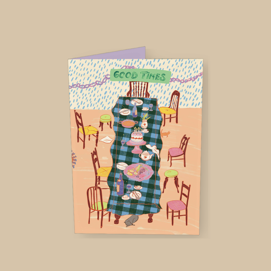 Good Times A6 Greetings Card | catalogusfoto