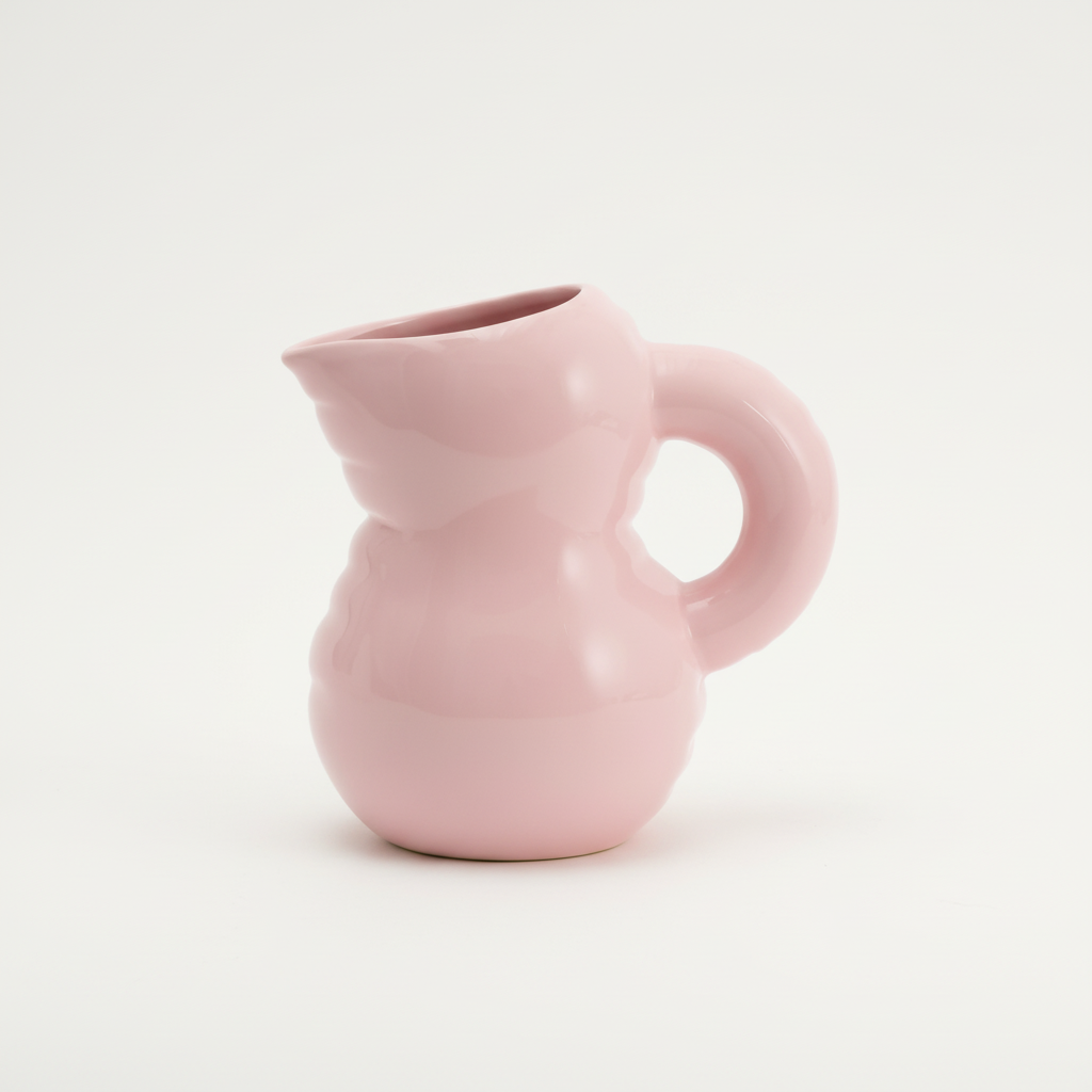 Roze kan studio packshot