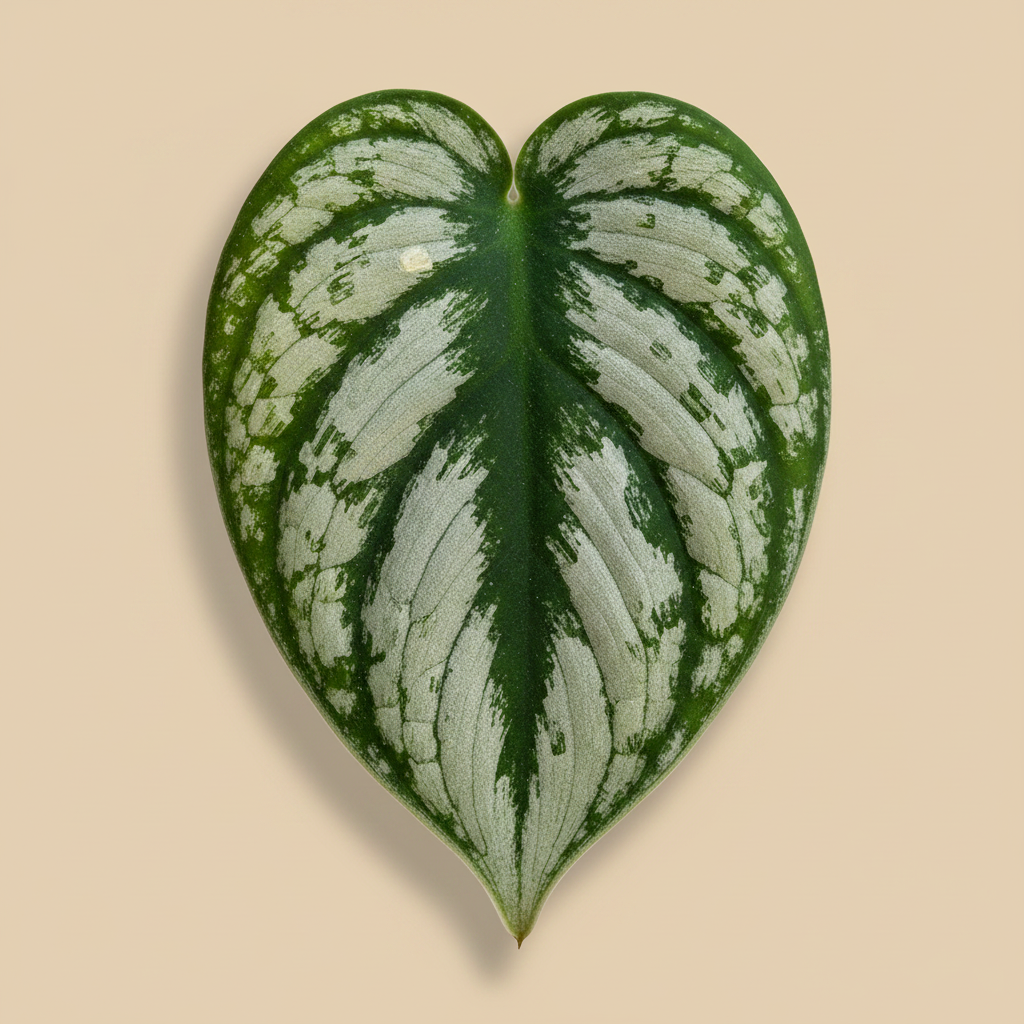 Scindapsus pictus – close-up blad