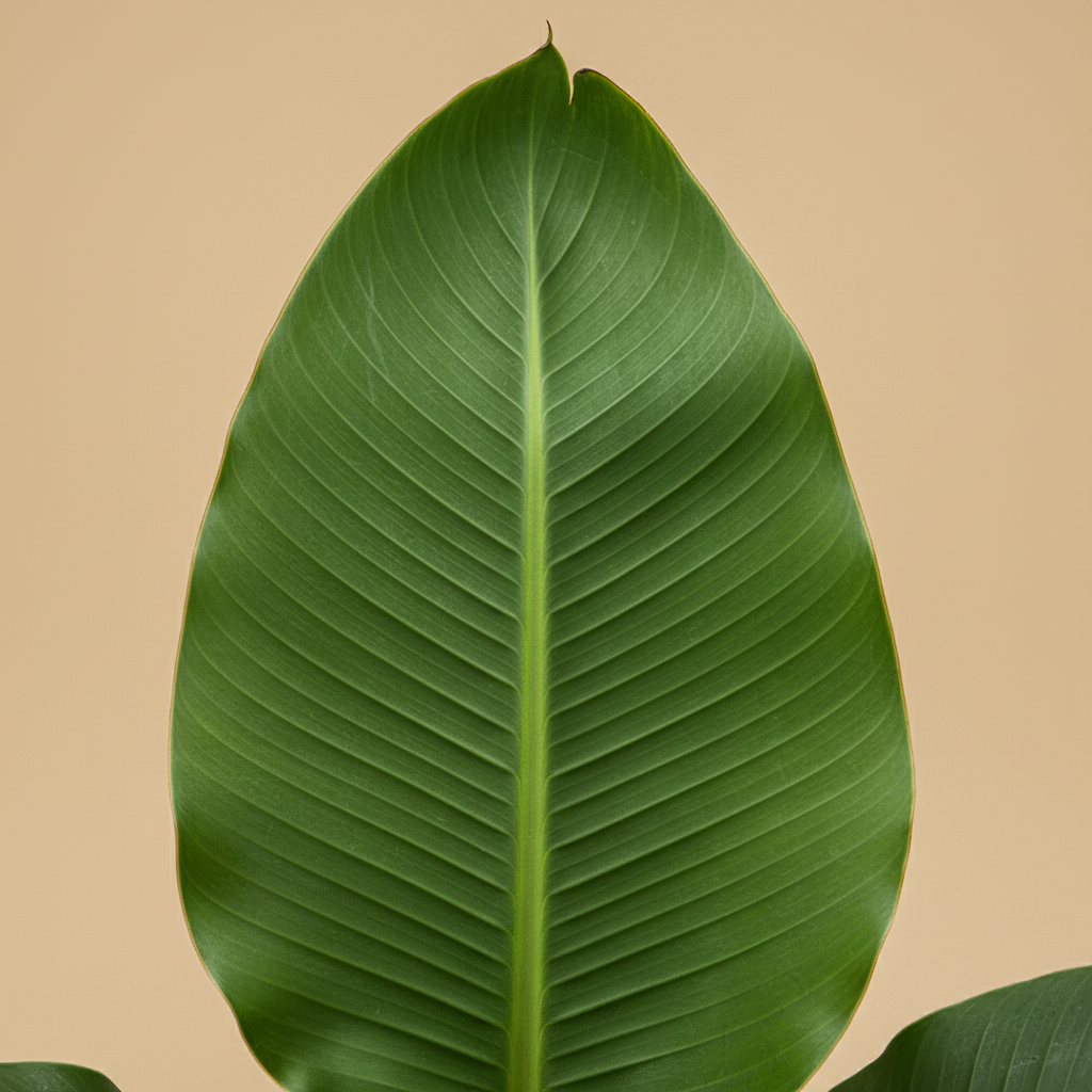 Strelitzia nicolai – close-up blad
