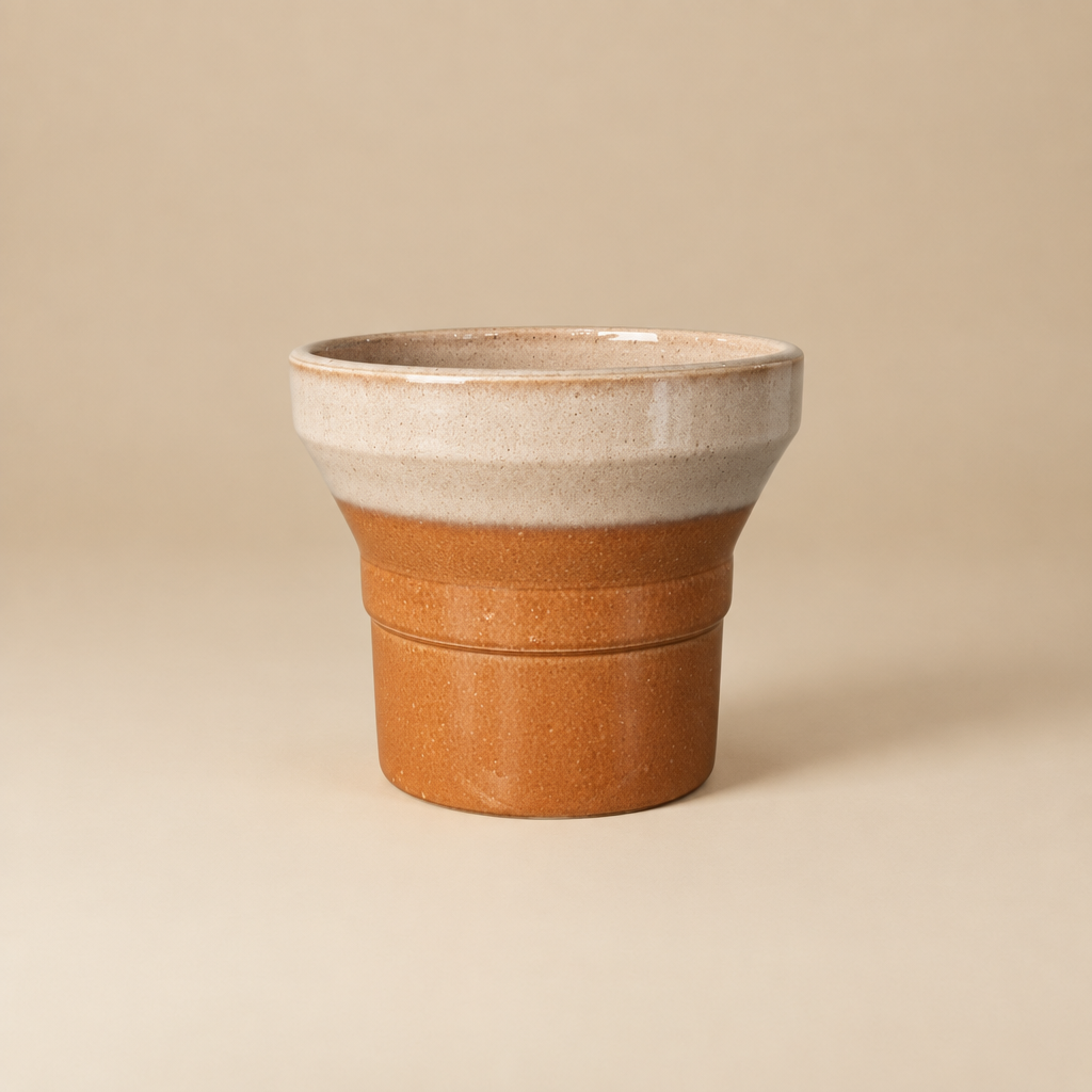 Laboro Pot Duo – Ocher (25 × 20 cm) | catalogusfoto